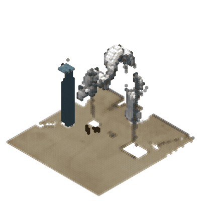 Sweep to Dustpan — particle decomposition